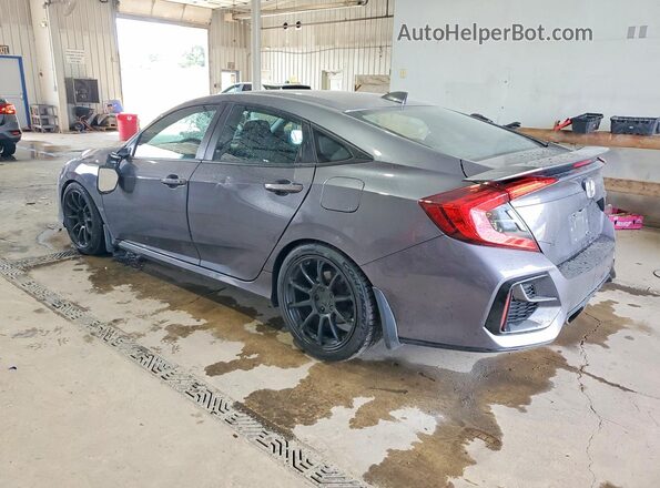 2HGFC1E56LH705866 2020 HONDA CIVIC Gray Հետևի ձախ