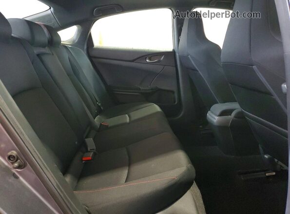 2HGFC1E56LH705866 2020 HONDA CIVIC Gray Հետևի նստատեղերի տեսք