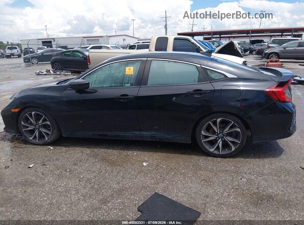 2HGFC1E57JH706523 2018 HONDA CIVIC Black Панорамний вид салону 360°