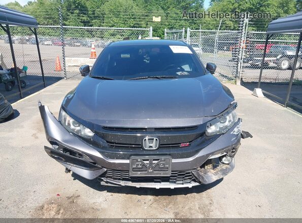 2HGFC1E57KH703977 2019 HONDA CIVIC Gray Vista del cuadro de instrumentos