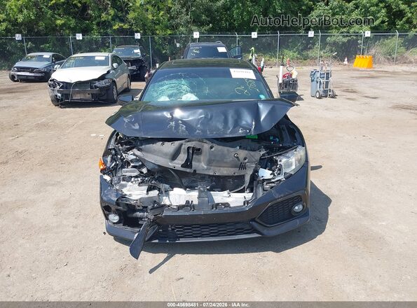 2HGFC1E58JH706224 2018 HONDA CIVIC Black Սարքավորումների վահանակի տեսք