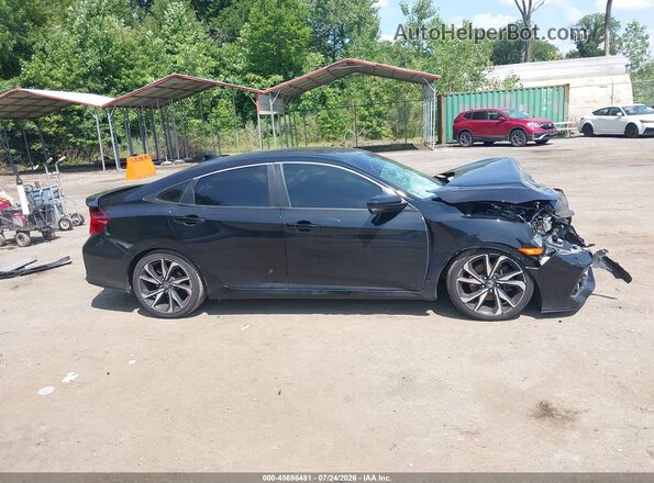 2HGFC1E58JH706224 2018 HONDA CIVIC Black Սալոնի հետևի տեսք
