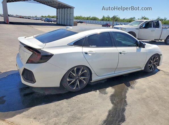 2HGFC1E58JH707325 2018 HONDA CIVIC White Задня права чверть