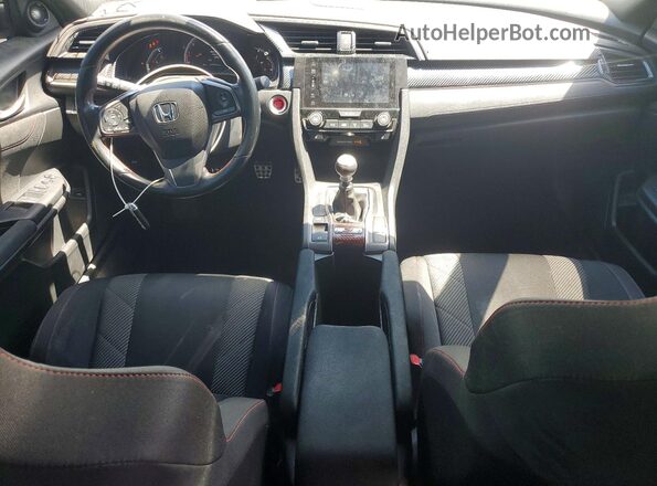 2HGFC1E58JH707325 2018 HONDA CIVIC White Вид панелі приладів