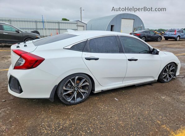 2HGFC1E58JH707339 2018 HONDA CIVIC White Rear right