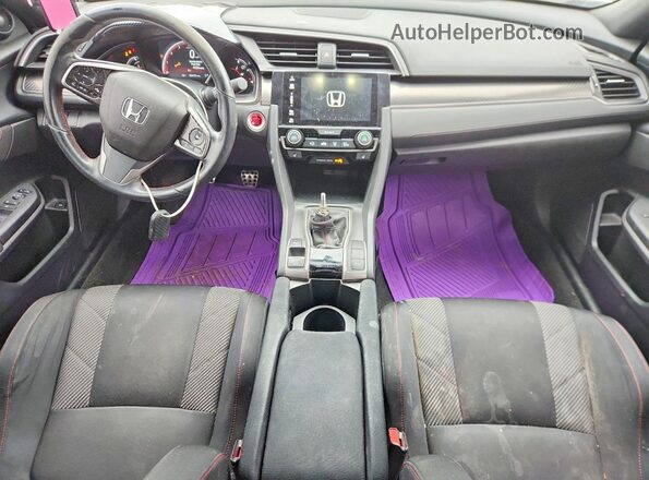 2HGFC1E58JH707339 2018 HONDA CIVIC White Dashboard view