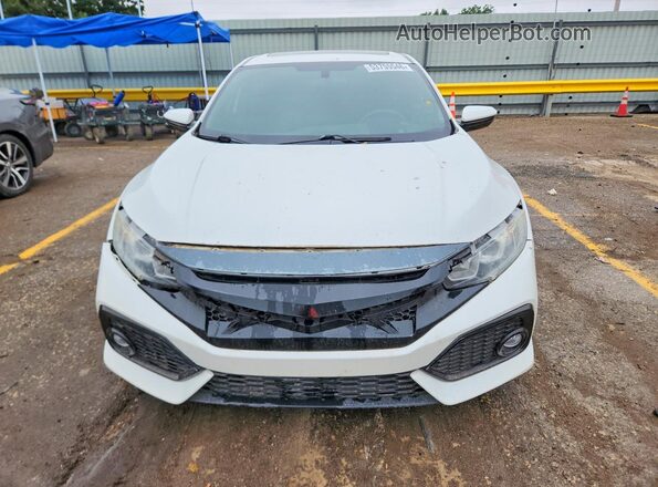 2HGFC1E58JH707339 2018 HONDA CIVIC White Front view