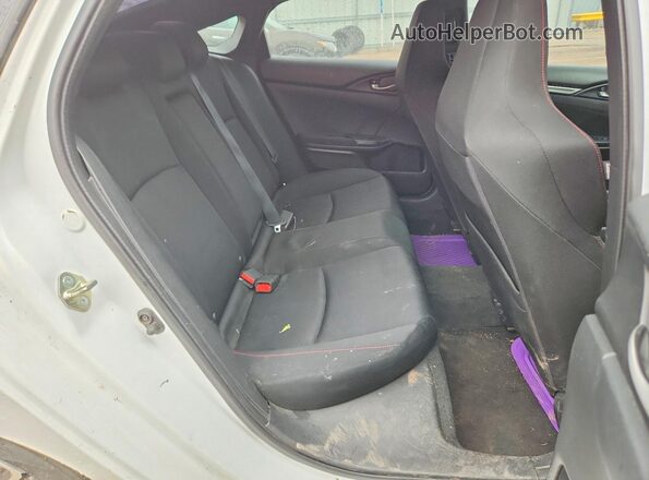 2HGFC1E58JH707339 2018 HONDA CIVIC White Rear seats view