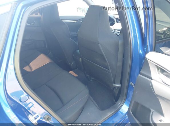 2HGFC1E58LH707487 2020 HONDA CIVIC Blue VIN კოდის სტიკერის ხედი
