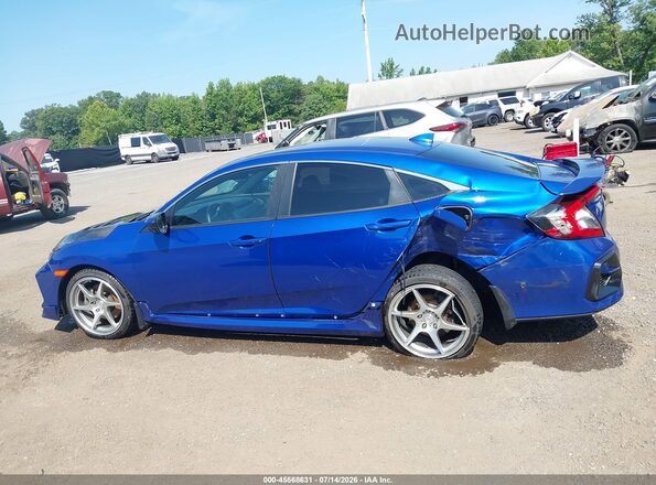 2HGFC1E58LH707487 2020 HONDA CIVIC Blue სალონის 360-გრადუსიანი ხედი