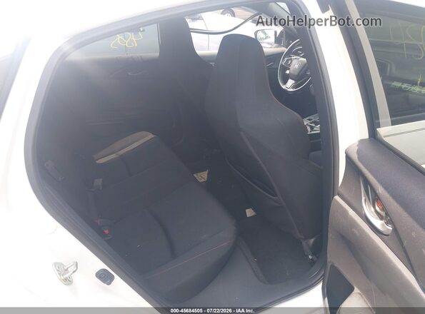 2HGFC1E59JH705938 2018 HONDA CIVIC White VIN კოდის სტიკერის ხედი