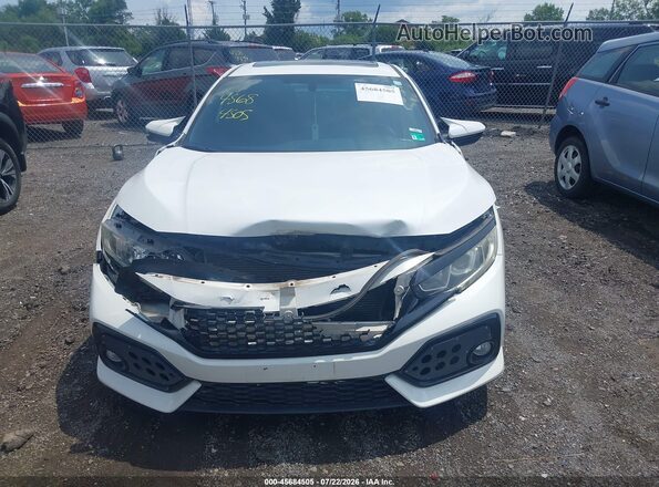 2HGFC1E59JH705938 2018 HONDA CIVIC White ხელსაწყოთა პანელის ხედი