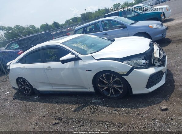 2HGFC1E59JH705938 2018 HONDA CIVIC White უკანა სალონის ხედი