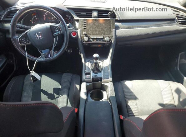 2HGFC1E59KH707142 2019 HONDA CIVIC Red წინა პანელის ხედი