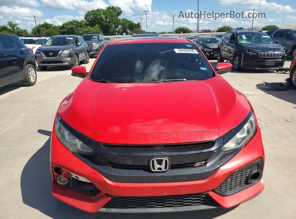 2HGFC1E59KH707142 2019 HONDA CIVIC Red წინა ხედი