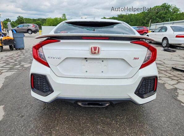 2HGFC1E5XKH700135 2019 HONDA CIVIC White Widok z tyłu