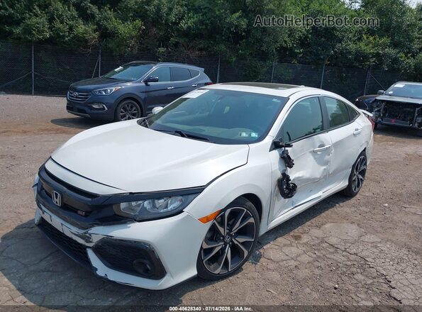 2HGFC1E5XKH702824 2019 HONDA CIVIC White Front left