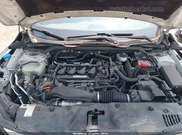 2HGFC1E5XKH702824 2019 HONDA CIVIC White Rear view