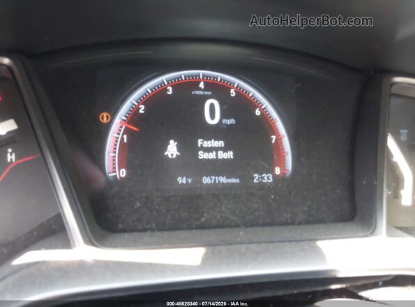 2HGFC1E5XKH702824 2019 HONDA CIVIC White 