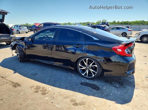 2HGFC1E5XKH708123 2019 HONDA CIVIC Black უკანა მარცხენა