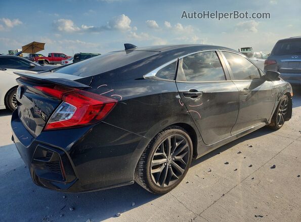 2HGFC1E5XLH700248 2020 HONDA CIVIC Black Tył prawy