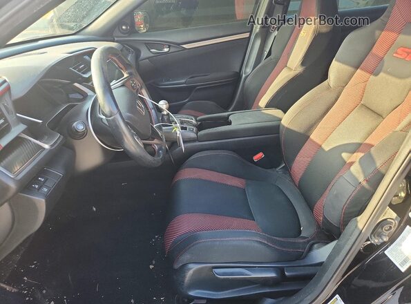 2HGFC1E5XLH700248 2020 HONDA CIVIC Black Widok wnętrza z przodu