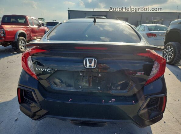 2HGFC1E5XLH700248 2020 HONDA CIVIC Black Widok z tyłu