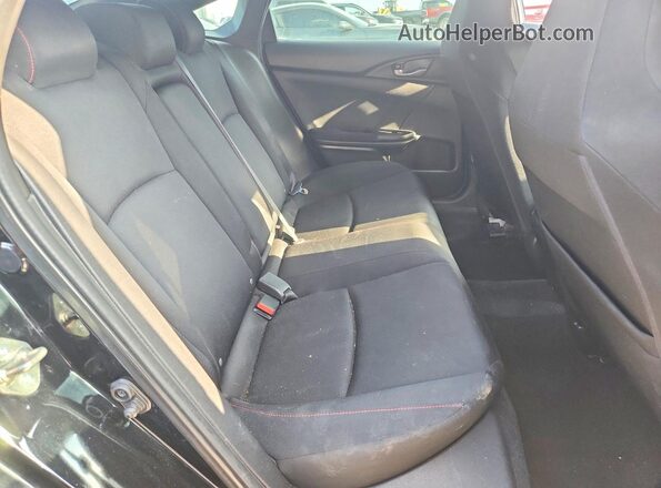 2HGFC1E5XLH700248 2020 HONDA CIVIC Black Widok tylnych siedzeń