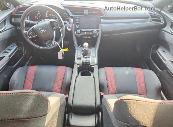 2HGFC1E5XLH700248 2020 HONDA CIVIC Black Widok deski rozdzielczej