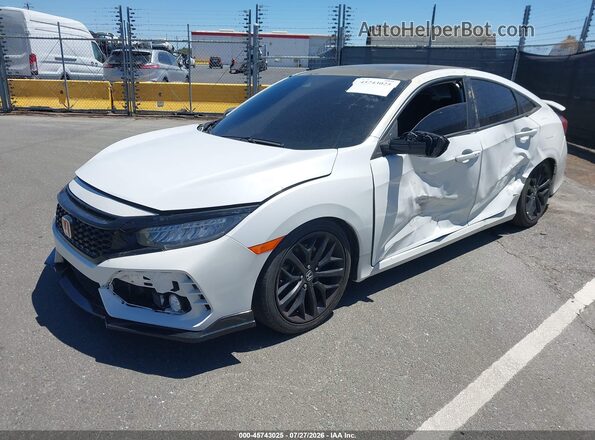 2HGFC1E5XLH705658 2020 HONDA CIVIC White Przód lewy