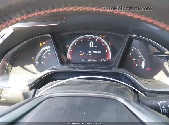 2HGFC1E5XLH705658 2020 HONDA CIVIC White Widok tylnych siedzeń