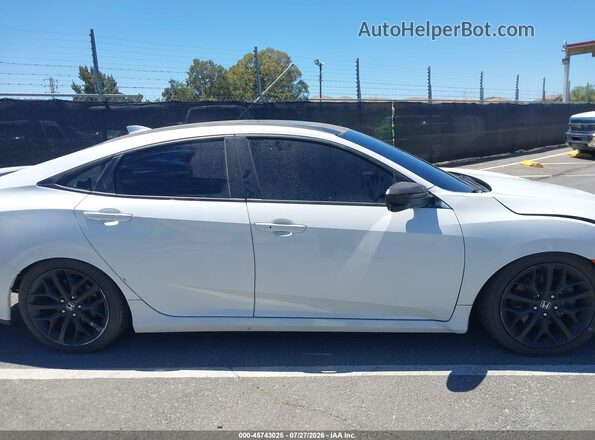 2HGFC1E5XLH705658 2020 HONDA CIVIC White Widok wnętrza z tyłu