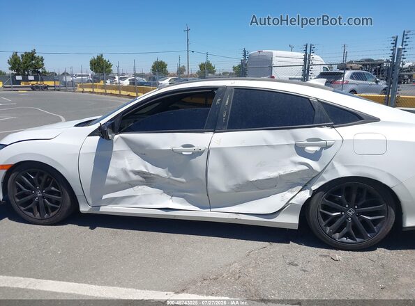 2HGFC1E5XLH705658 2020 HONDA CIVIC White Widok wnętrza 360 stopni