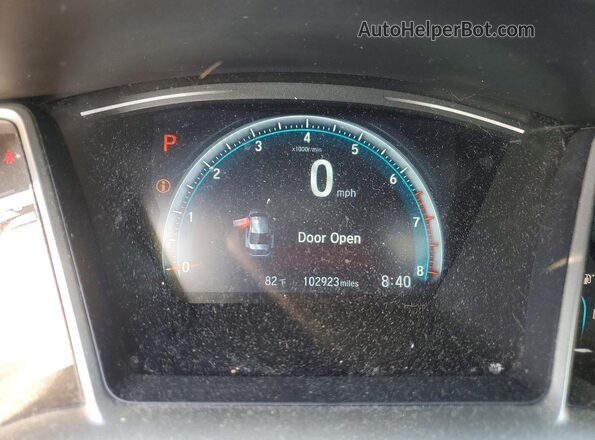 2HGFC1F30GH650916 2016 HONDA CIVIC Black ხელსაწყოთა პანელის ხედი