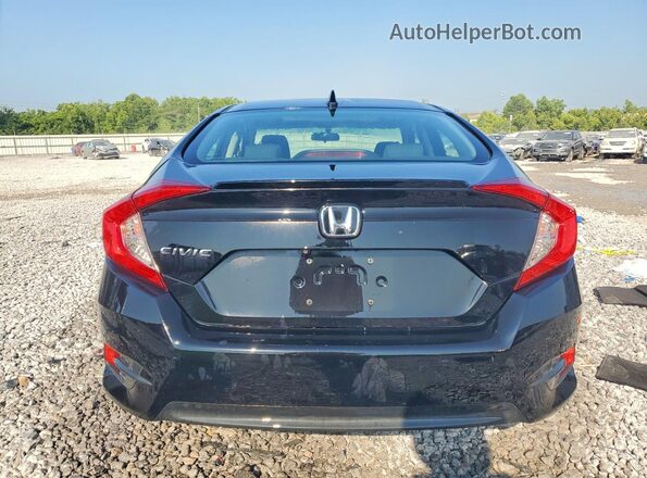 2HGFC1F30GH650916 2016 HONDA CIVIC Black უკანა ხედი
