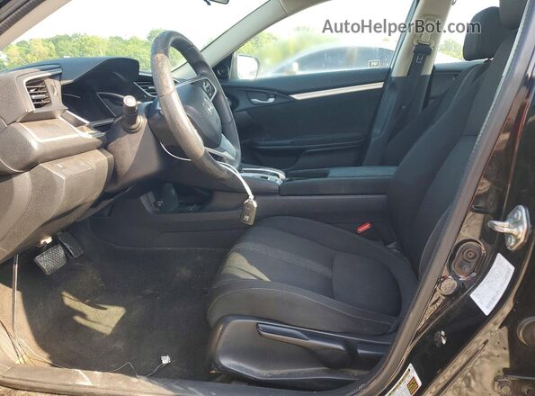2HGFC1F30GH650916 2016 HONDA CIVIC Black წინა სალონის ხედი