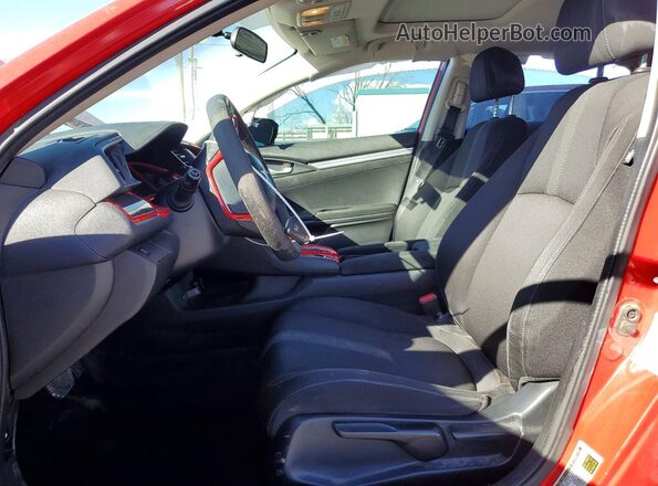 2HGFC1F30GH651516 2016 HONDA CIVIC Red Front interior view