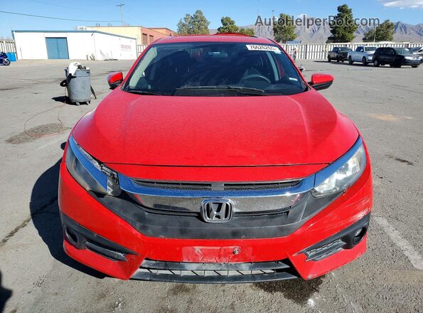 2HGFC1F30GH651516 2016 HONDA CIVIC Red Front view