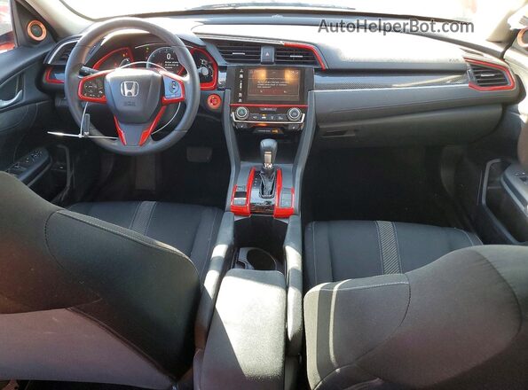 2HGFC1F30GH651516 2016 HONDA CIVIC Red Dashboard view