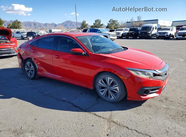 2HGFC1F30GH651516 2016 HONDA CIVIC Red Front right