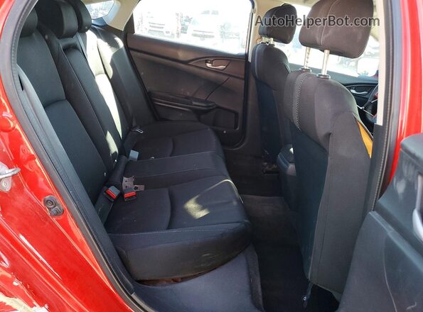 2HGFC1F30GH651516 2016 HONDA CIVIC Red Rear seats view