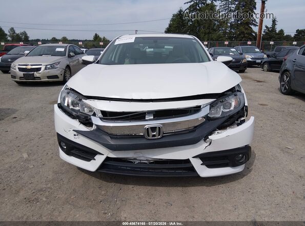 2HGFC1F30HH636984 2017 HONDA CIVIC White Vista del cuadro de instrumentos