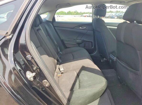 2HGFC1F31HH657004 2017 HONDA CIVIC Black Widok tylnych siedzeń
