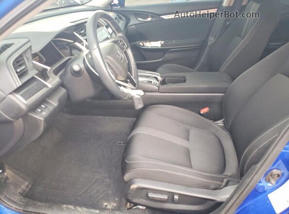 2HGFC1F31MH701349 2021 HONDA CIVIC Синий Вид салона спереди