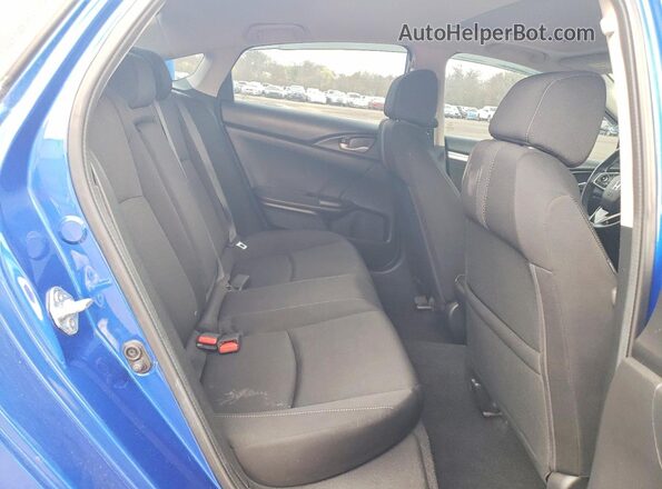 2HGFC1F31MH701349 2021 HONDA CIVIC Синий Вид задних сидений