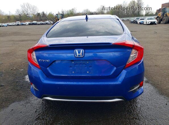 2HGFC1F31MH701349 2021 HONDA CIVIC Синий Вид сзади