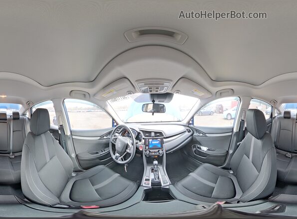 2HGFC1F31MH701349 2021 HONDA CIVIC Синий Панорамный вид салона 360°