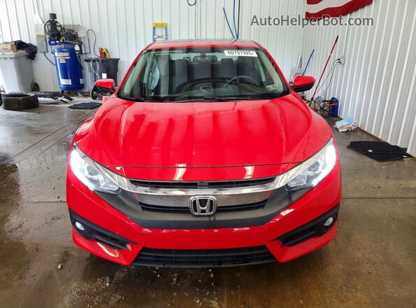 2HGFC1F32JH644624 2018 HONDA CIVIC Red უკანა ხედი