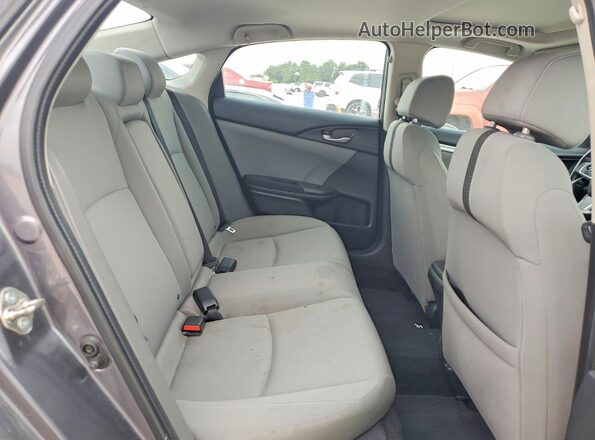 2HGFC1F32JH645451 2018 HONDA CIVIC Gray Rear seats view