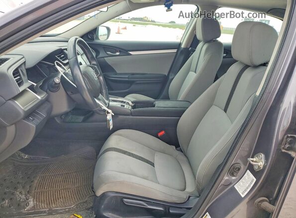 2HGFC1F32JH645451 2018 HONDA CIVIC Gray Front interior view